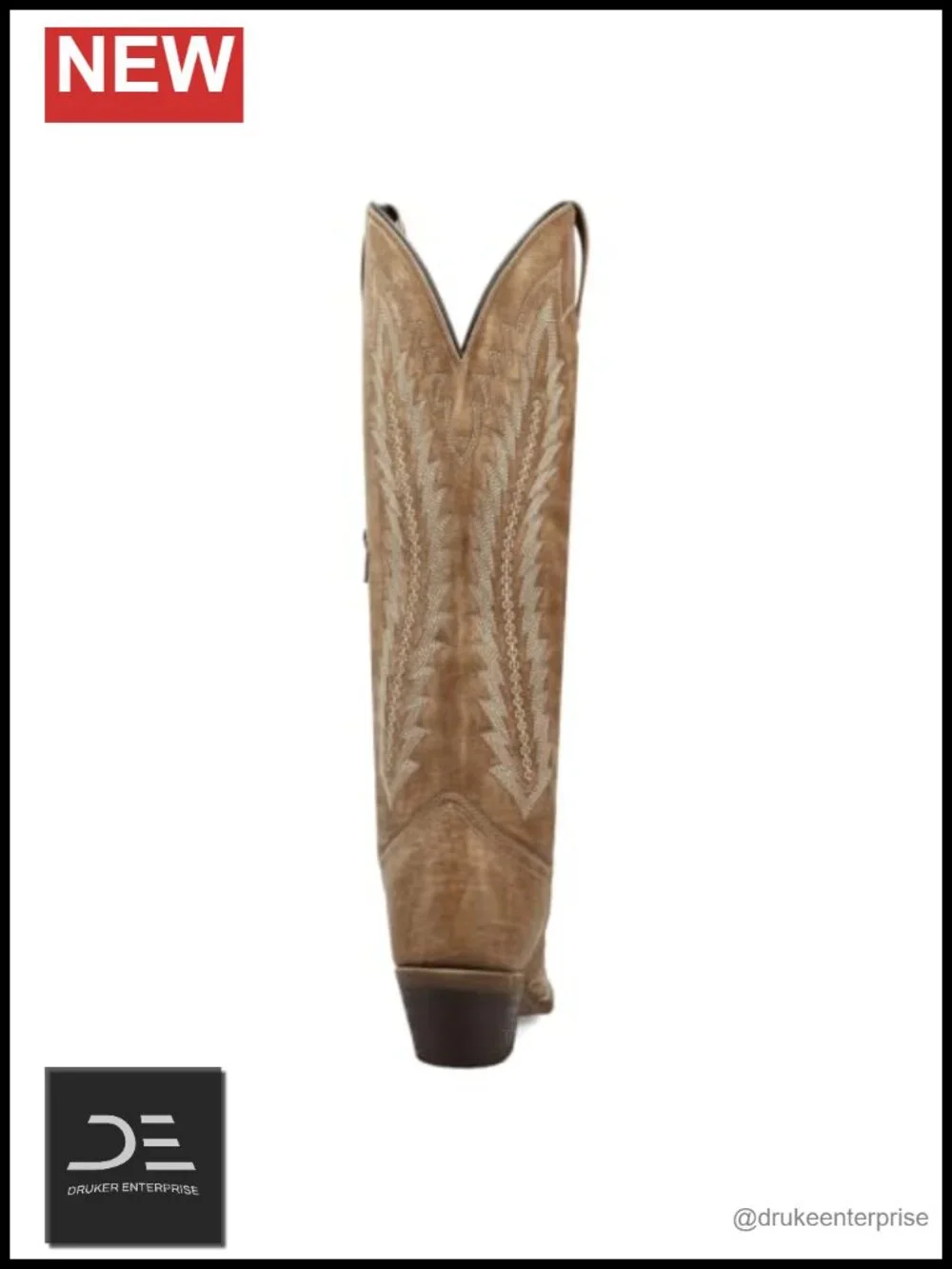 Laredo Wide Calf Knee High Snip Toe Western Boots Low Heel Faux Leather